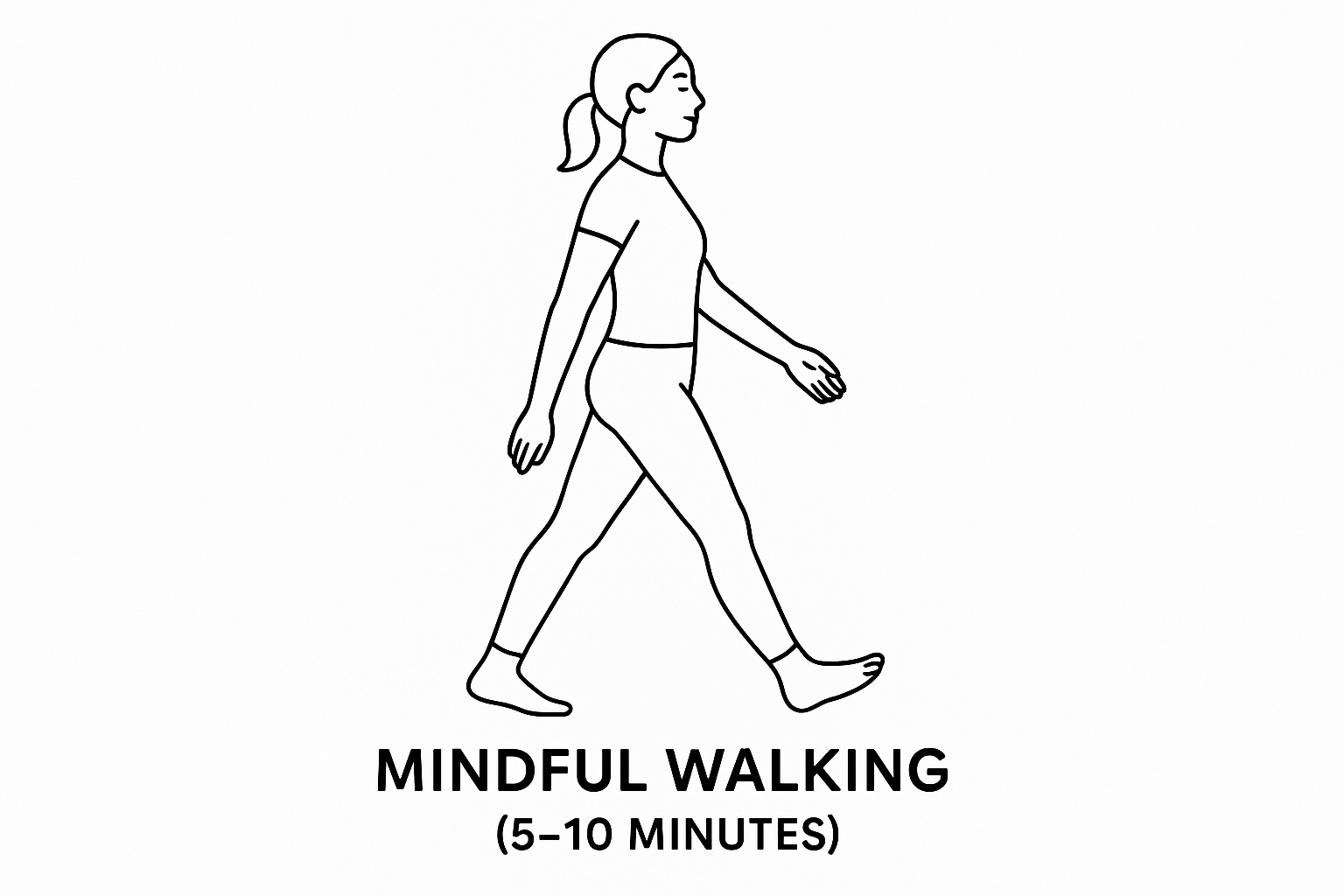 Mindful Walking 5–10 minutes
