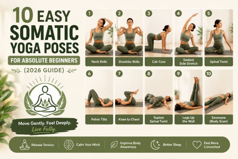 10 Easy Somatic Yoga Poses for Absolute Beginners (2026 Guide)